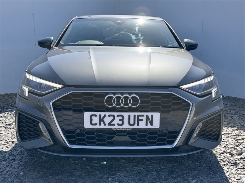 Audi A3 1.0 Tfsi 30 S Line Sportback S Tronic E CK23UFN Grey #2