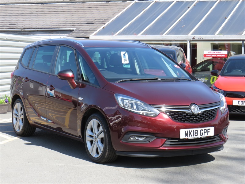 Vauxhall Zafira 1.4I Turbo Sri Nav Mpv Euro 6 1 Red