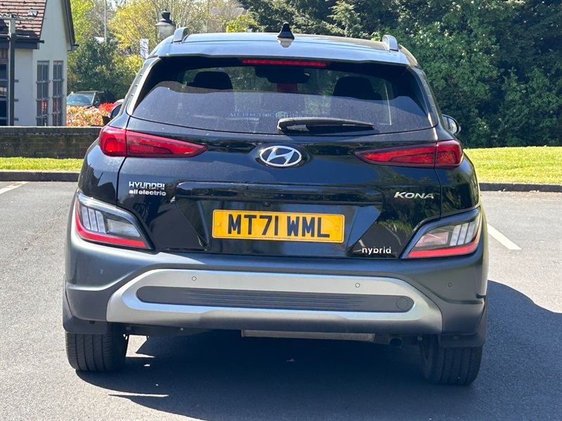 Hyundai Kona 1.6 H-gdi Ultimate Suv Hybrid Dct Euro MT71WML Black #6