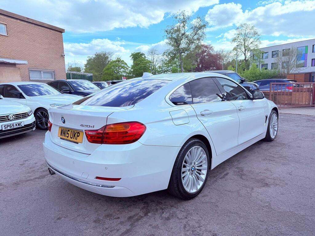 BMW 4 Series Gran Coupe 2.0 420D Luxury Euro 6 Ss WN15UKP White #4