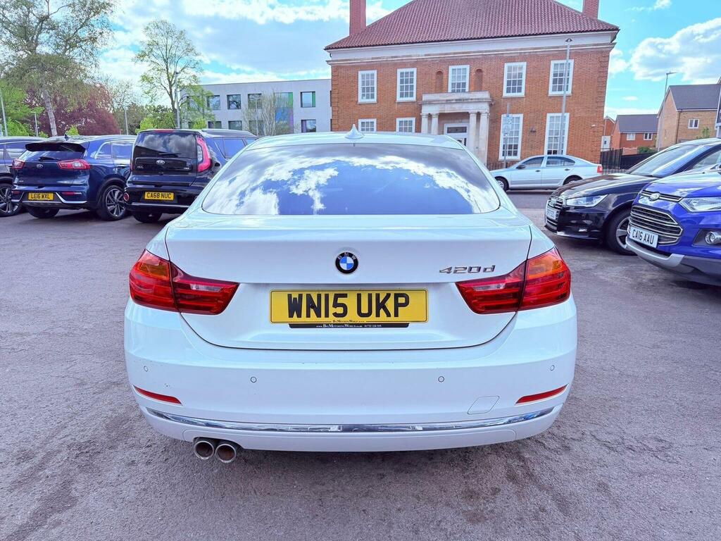 BMW 4 Series Gran Coupe 2.0 420D Luxury Euro 6 Ss WN15UKP White #6