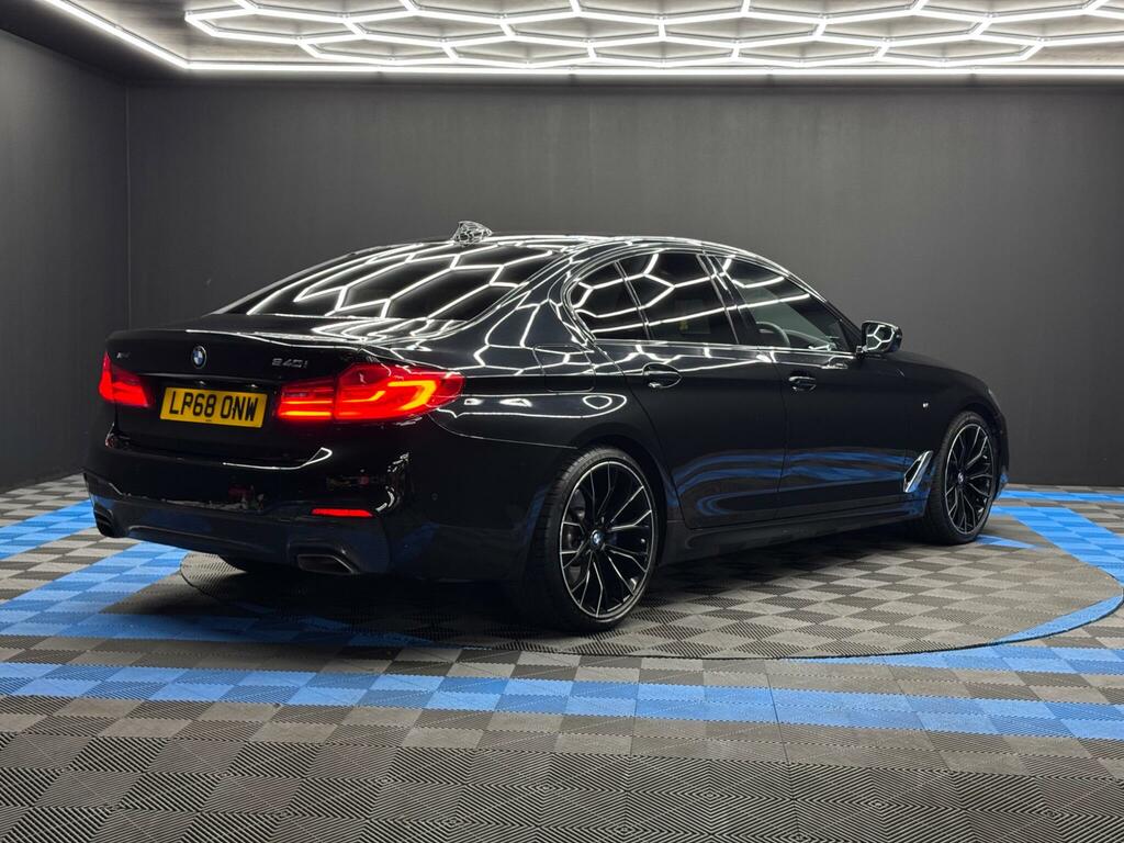 BMW 5 Series 3.0 540I Gpf M Sport Xdrive Euro 6 Ss LP68ONW Black #5