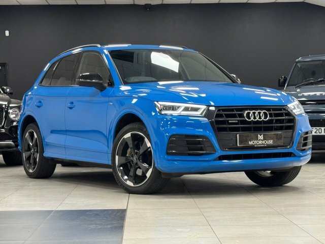 Audi Q5 2019 2.0 Tdi 40 Black Edition Suv S Tro Blue