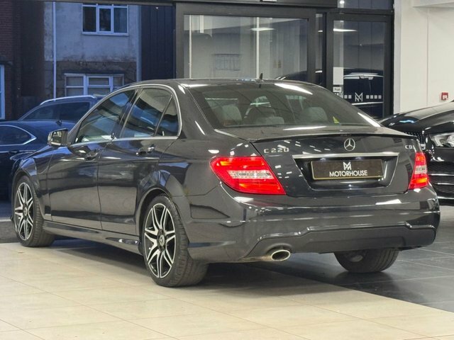 Mercedes-Benz C Class 2012 2.1 C220 Cdi Blueefficiency Amg Sport Plus Sa NL62LYX Black #2