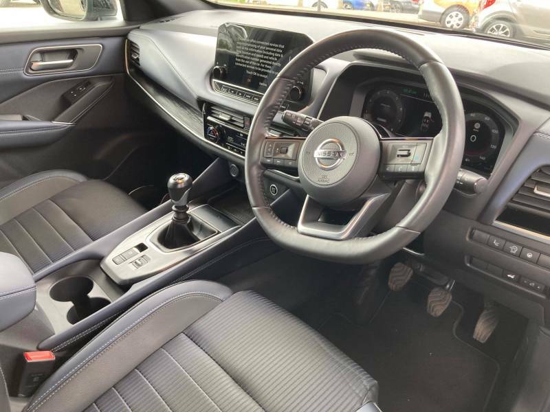 Nissan Qashqai 1.3 Dig-t Mh Tekna - 2022 22 KE22RCU Black #6