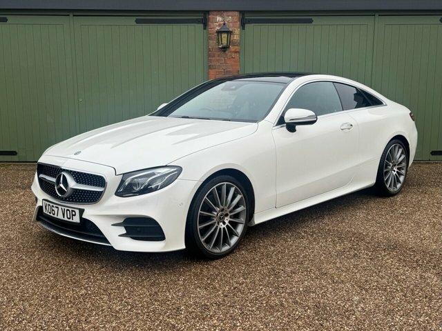 Mercedes-Benz E Class 2018 2.0 E220d Amg Line Premium Plus Coupe D White