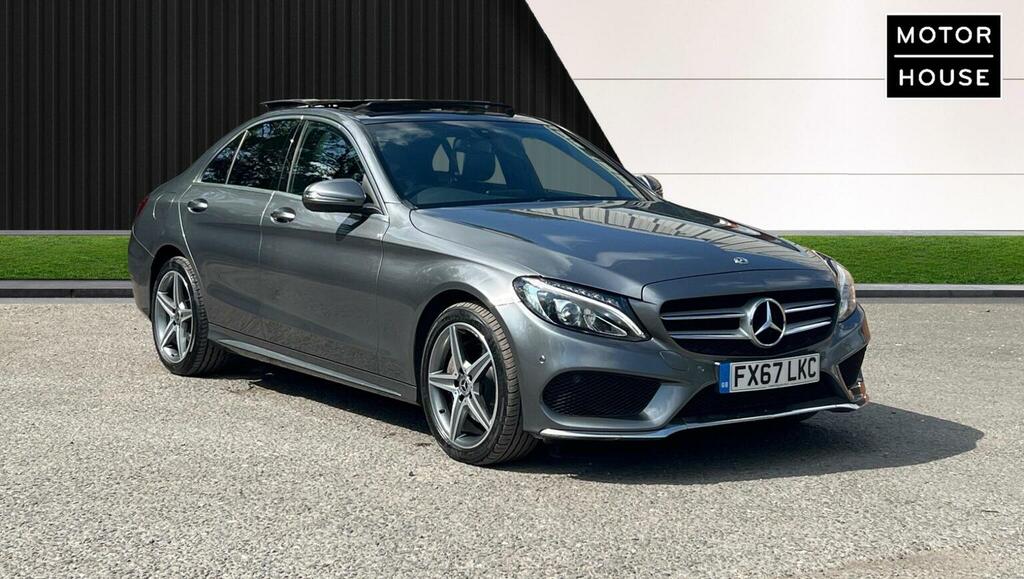 Mercedes-Benz C Class Saloon 2.1 C220d Amg Line Premium G-tronic 4Mat FX67LKC Grey #5