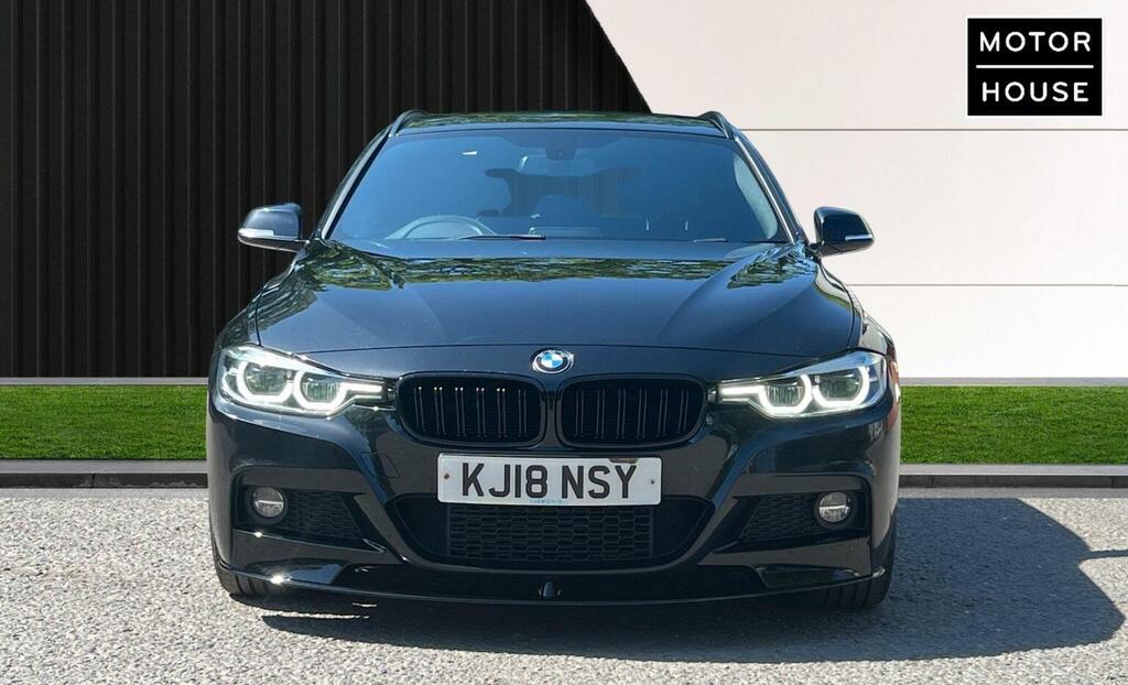 BMW 3 Series Estate 2.0 320D M Sport Touring Euro 6 Ss KJ18NSY Black #2