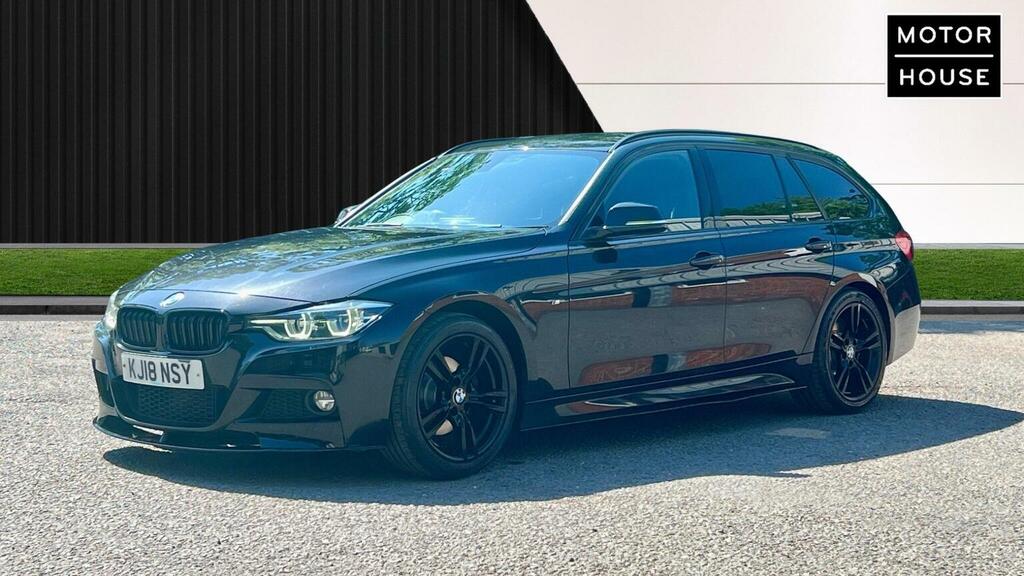 BMW 3 Series Estate 2.0 320D M Sport Touring Euro 6 Ss KJ18NSY Black #3