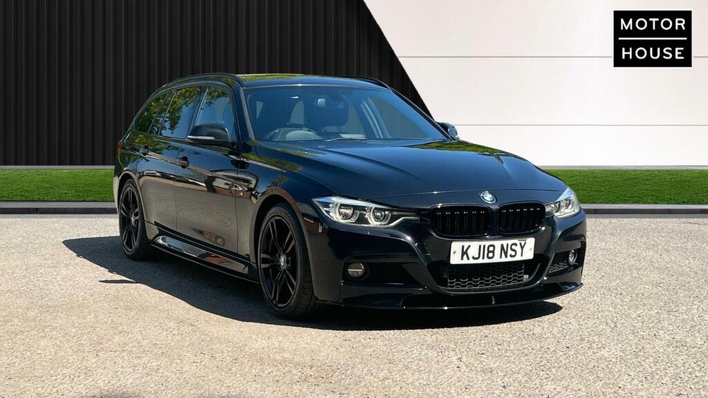 BMW 3 Series Estate 2.0 320D M Sport Touring Euro 6 Ss KJ18NSY Black #6