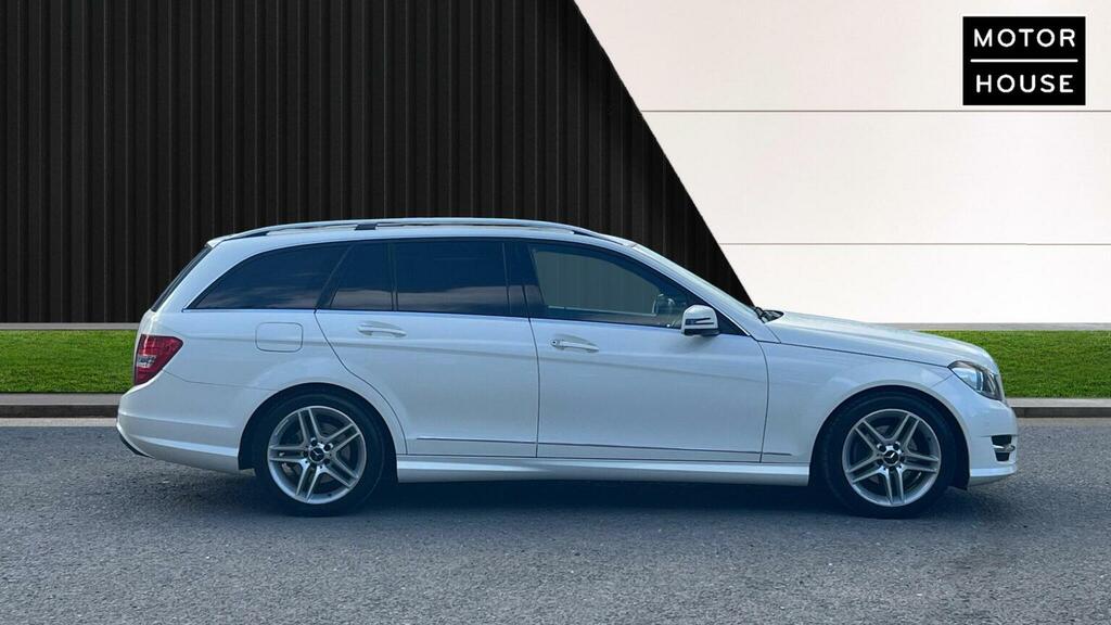 Mercedes-Benz C Class Estate 1.8 C200 Amg Sport Ulez 20 White #3