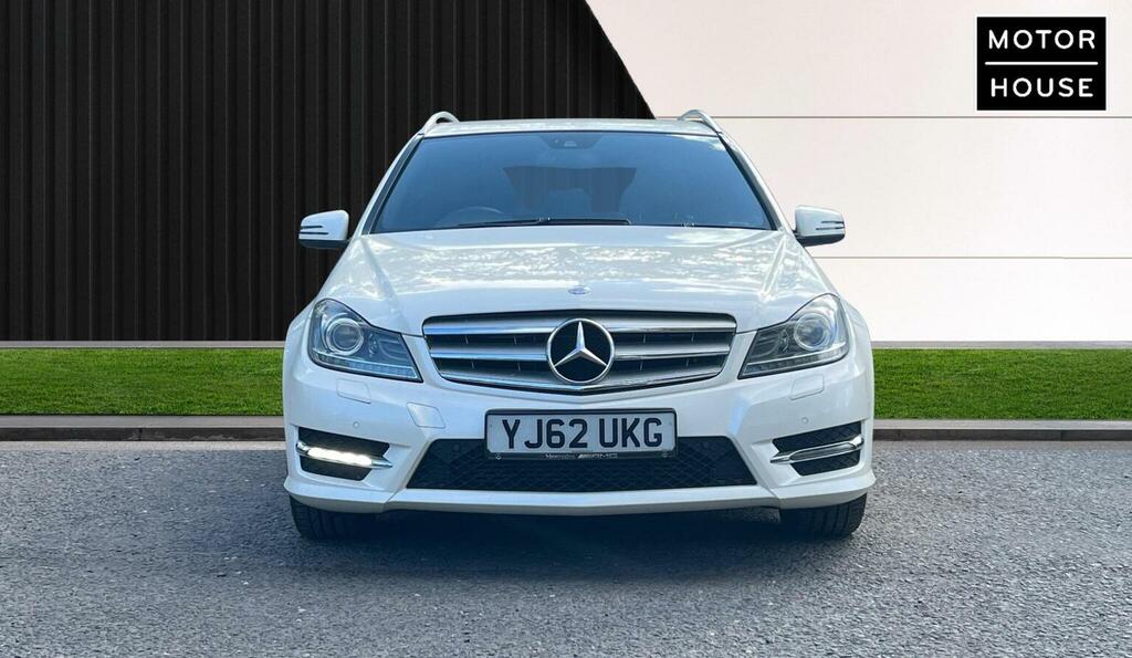 Mercedes-Benz C Class Estate 1.8 C200 Amg Sport Ulez 20 White #2