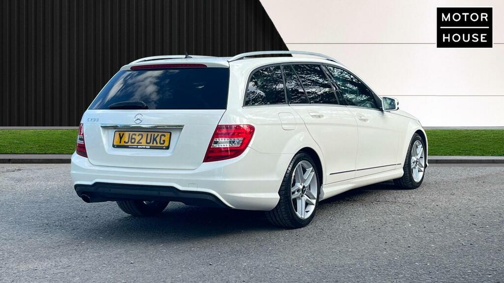 Mercedes-Benz C Class Estate 1.8 C200 Amg Sport Ulez 20 White #6