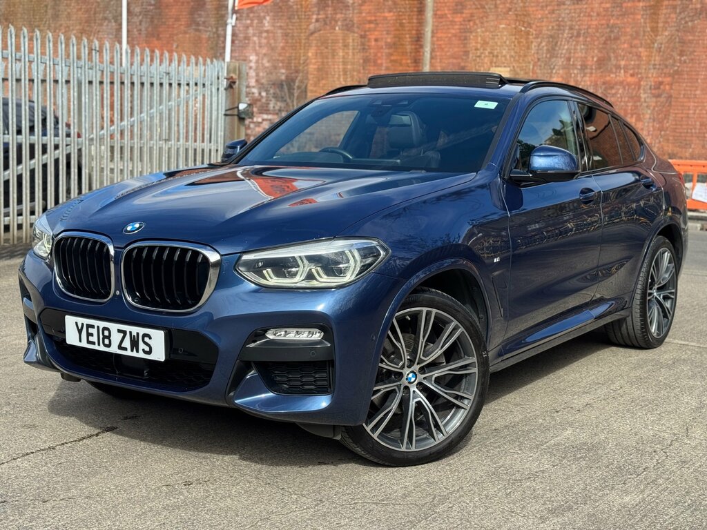 BMW X4 2.0 20D M Sport Suv Xdrive Euro 6 Blue #3