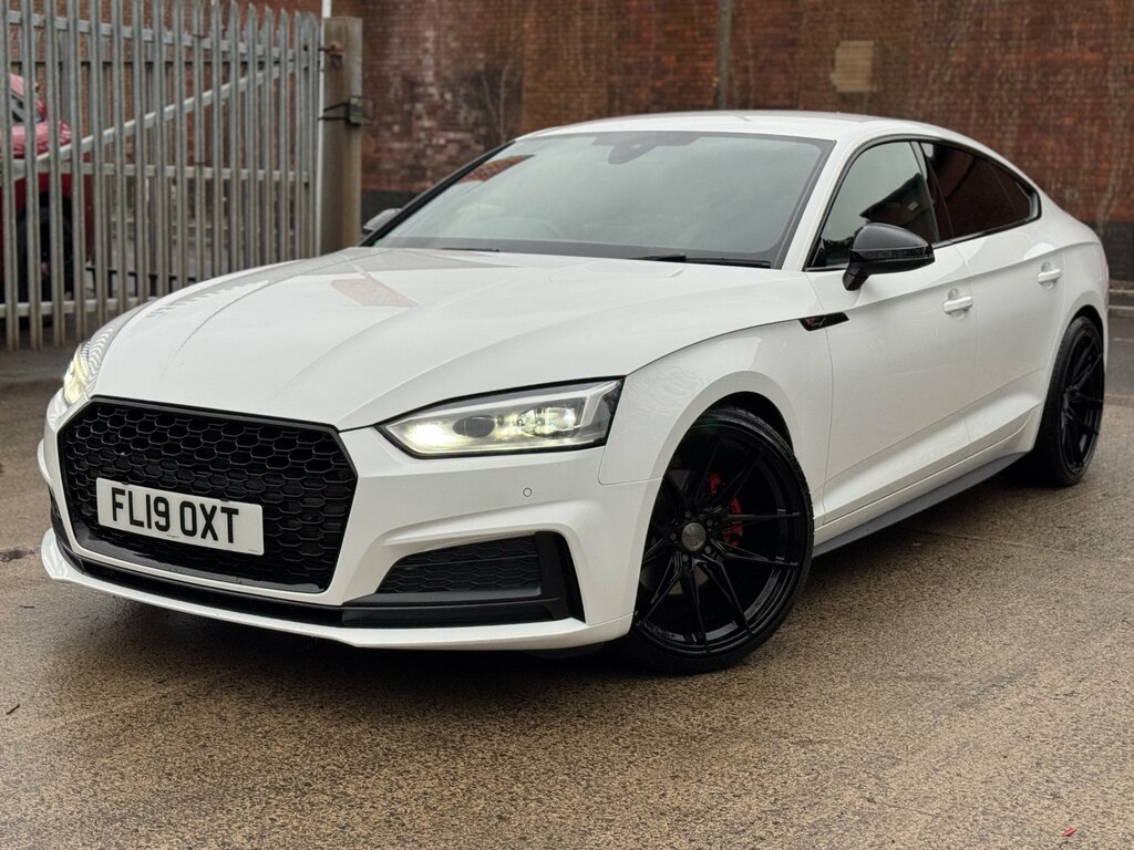 Audi A5 2.0 Tfsi 35 Black Edition Sportback S T FL19OXT White #3