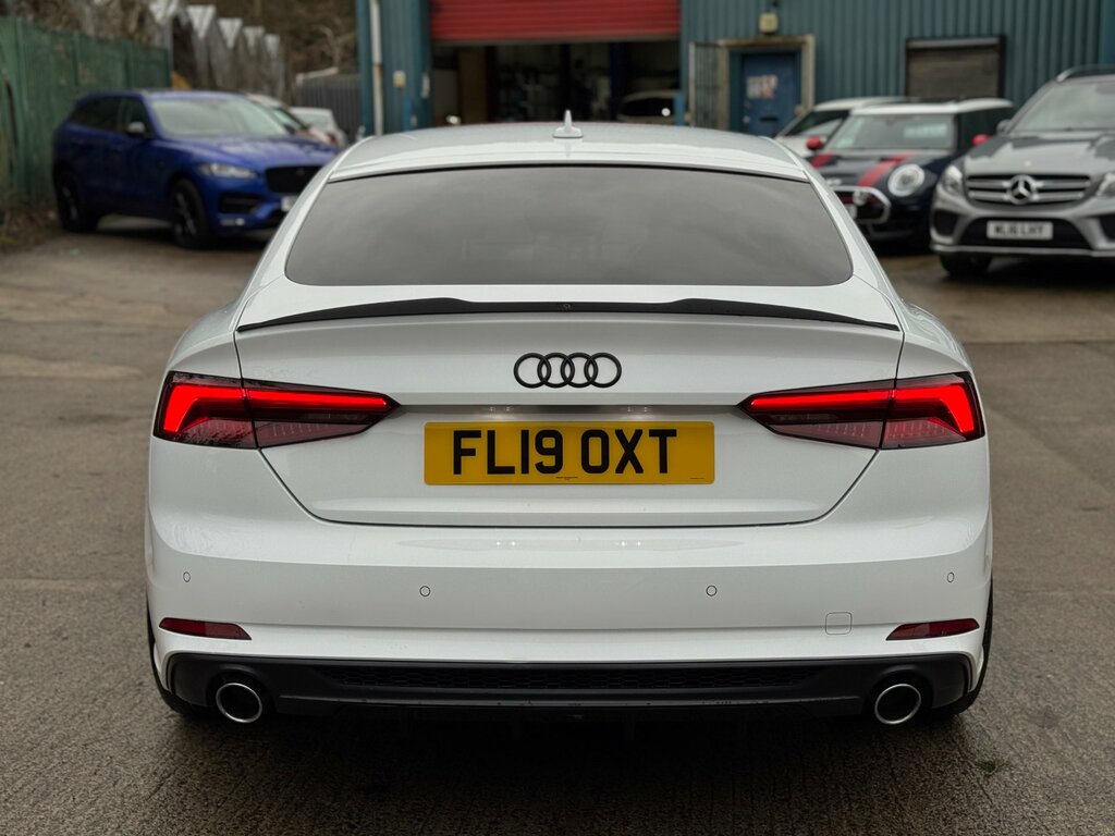 Audi A5 2.0 Tfsi 35 Black Edition Sportback S T FL19OXT White #6
