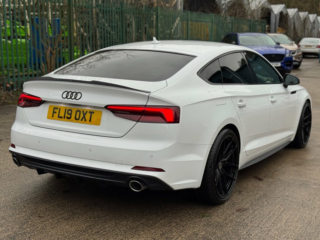 Audi A5 2.0 Tfsi 35 Black Edition Sportback S T FL19OXT White #5