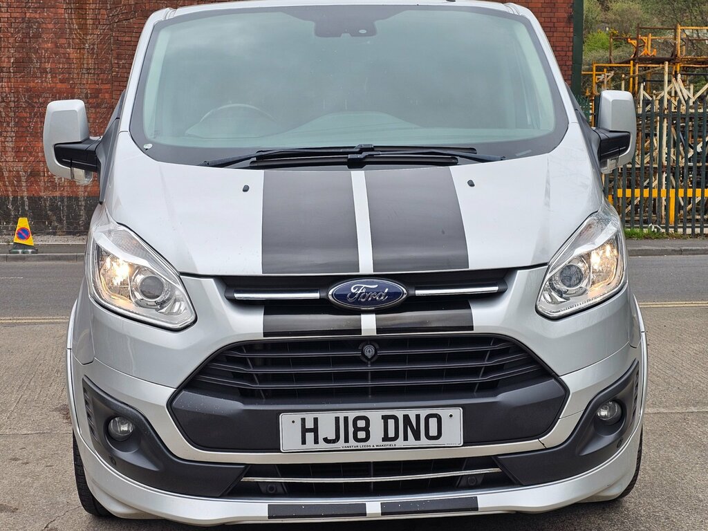Ford Transit Custom 2.0 Tdci 290 Sport Combi Van 6Dr L1 HJ18DNO Silver #2