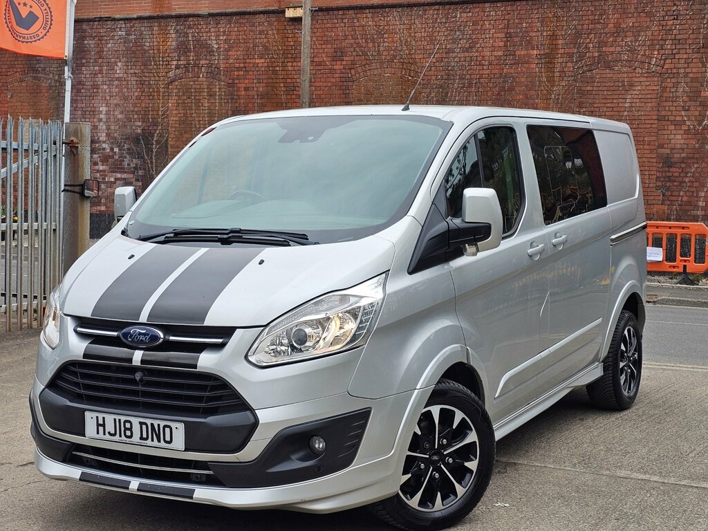Ford Transit Custom 2.0 Tdci 290 Sport Combi Van 6Dr L1 HJ18DNO Silver #3