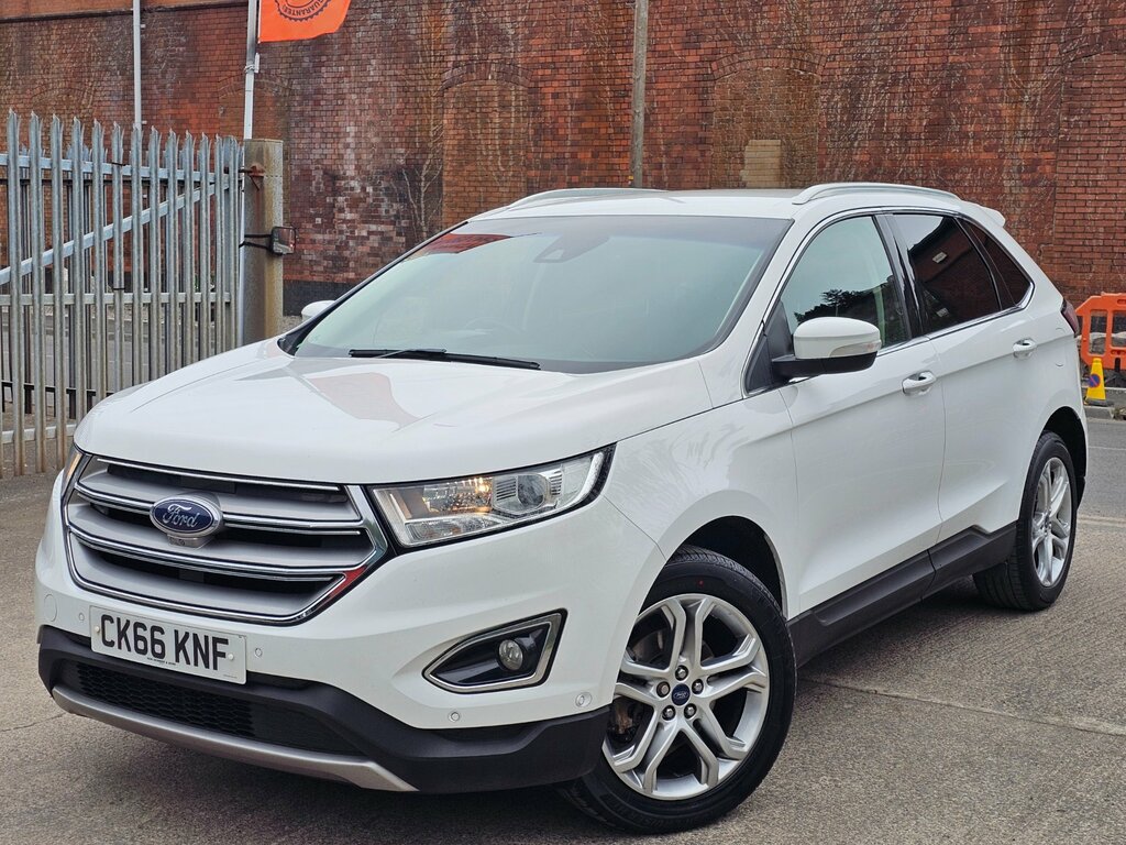 Ford Edge 2.0 Tdci Titanium Suv Awd Euro 6 CK66KNF White #3