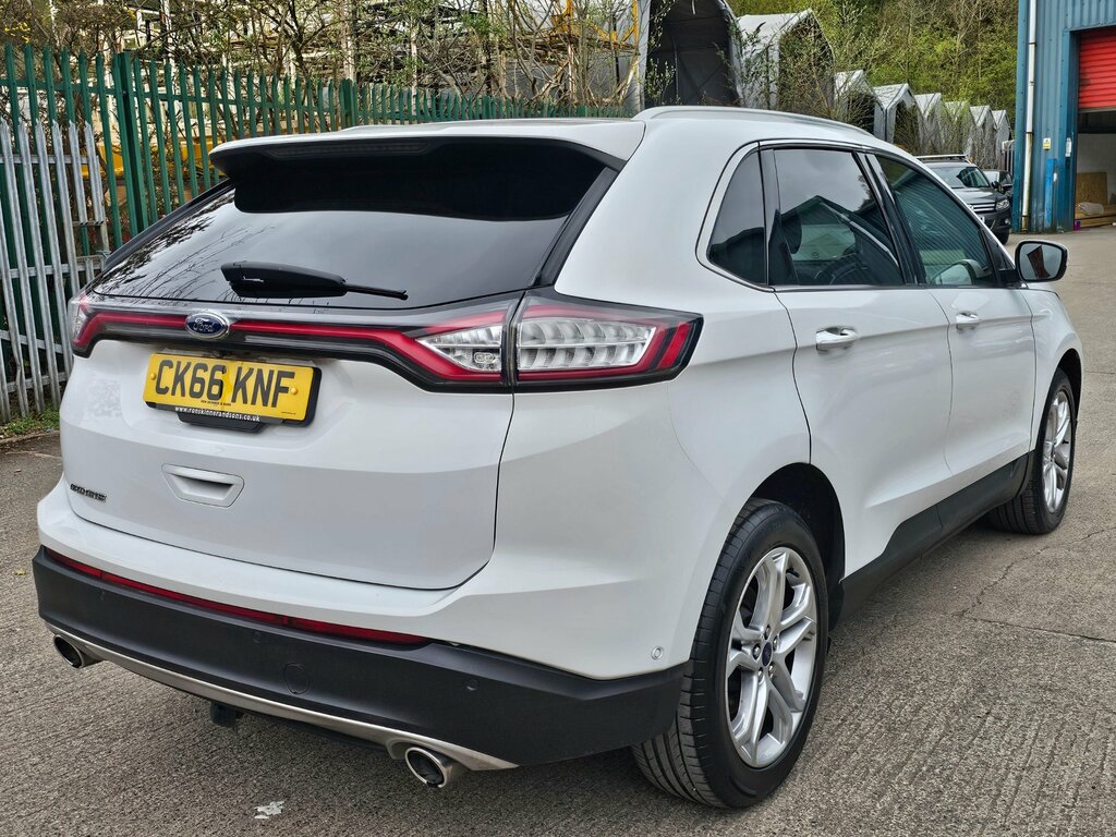 Ford Edge 2.0 Tdci Titanium Suv Awd Euro 6 CK66KNF White #5