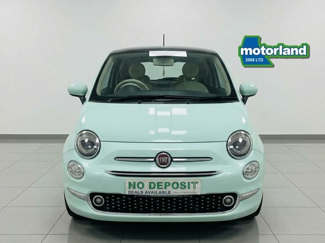 Fiat 500 Lounge Hatchback CY66OET Green #2