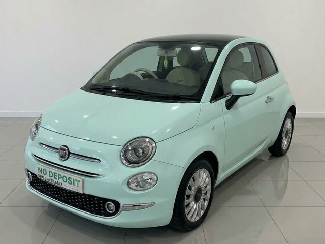 Fiat 500 Lounge Hatchback CY66OET Green #3