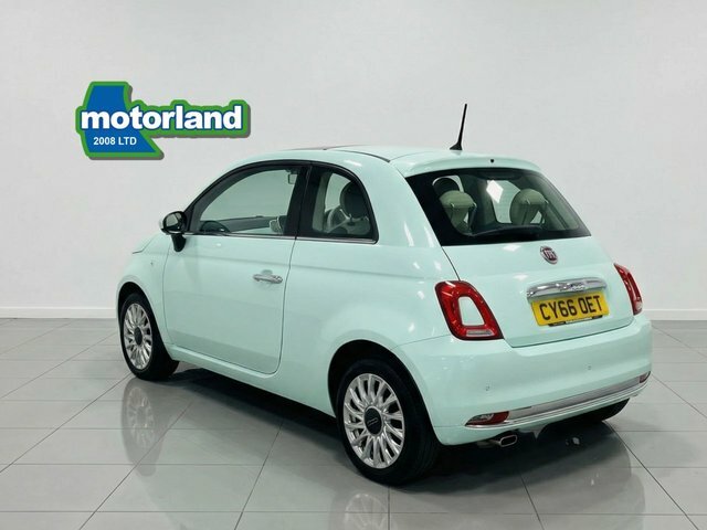 Fiat 500 Lounge Hatchback CY66OET Green #4