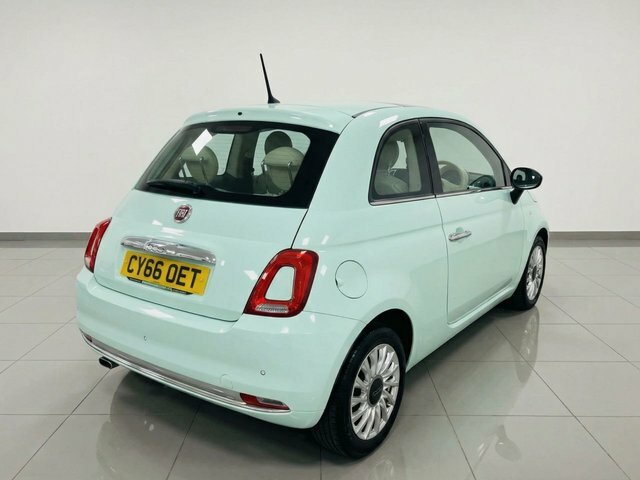 Fiat 500 Lounge Hatchback CY66OET Green #6