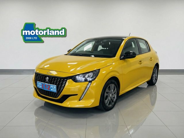 Peugeot 208 Puretech Active Premium Hatchback FT71AUX Yellow #3