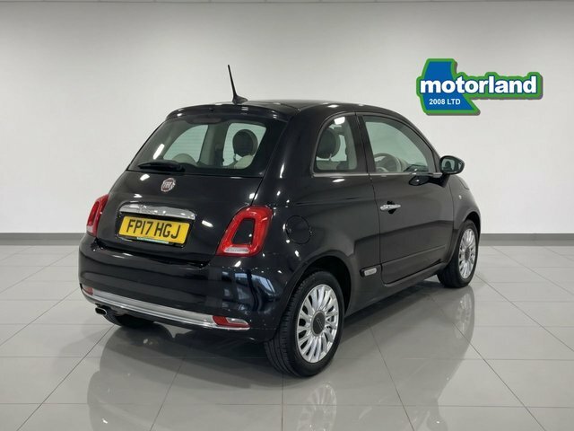 Fiat 500 Lounge Hatchback FP17HGJ Black #6
