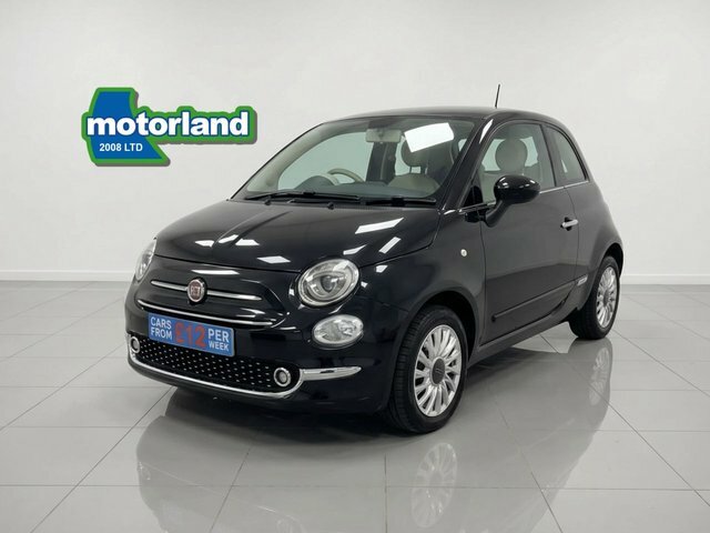 Fiat 500 Lounge Hatchback FP17HGJ Black #3