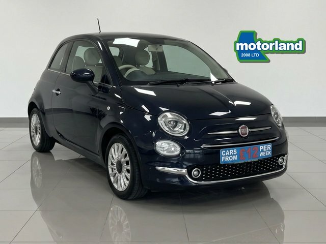 Fiat 500 Lounge Hatchback Black