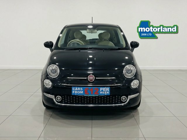 Fiat 500 Lounge Hatchback FP17HGJ Black #2