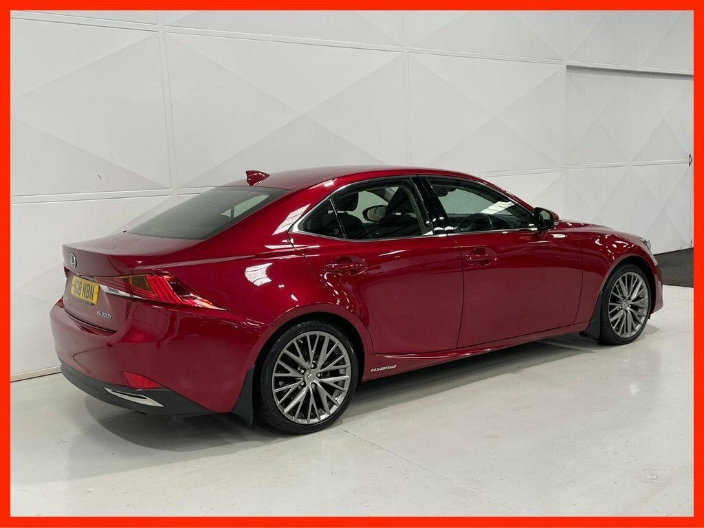 Lexus IS 2.5 300H Premier Saloon Hybrid E-cvt Eu HG18NBN Red #3