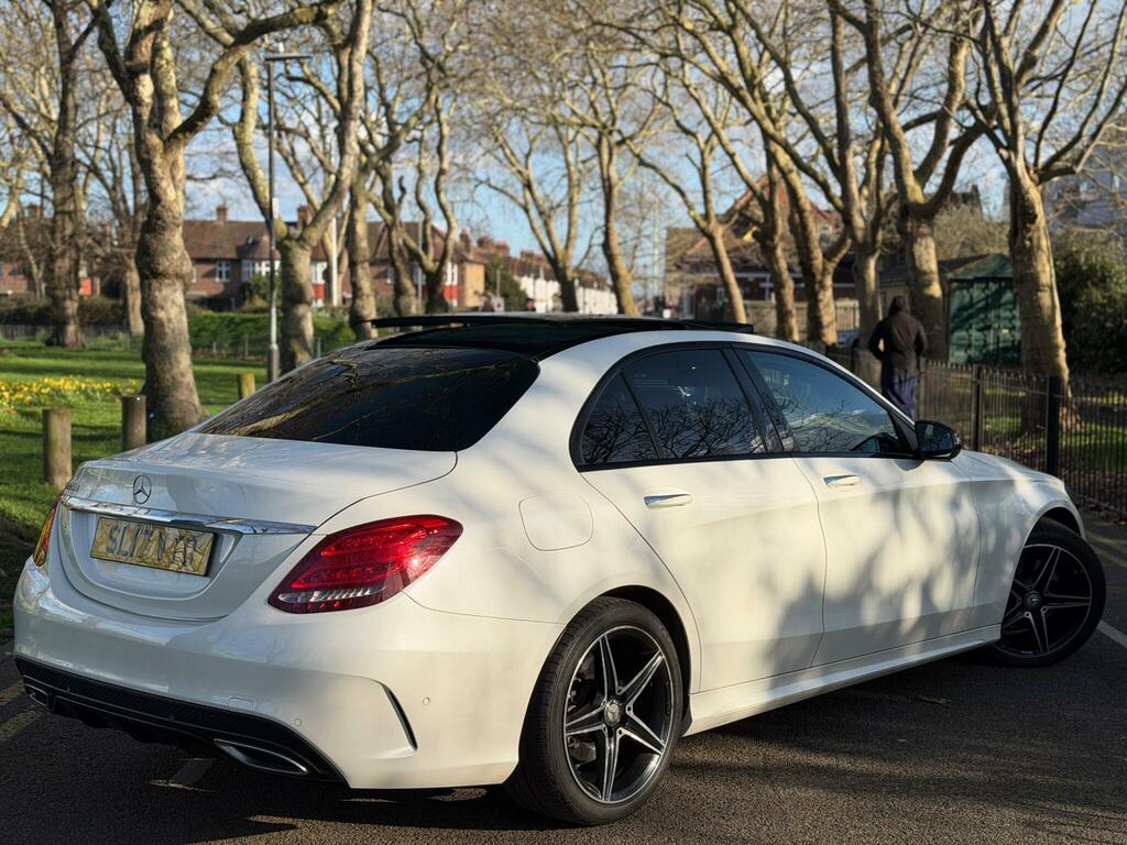 Mercedes-Benz C Class 2.1 C220d Amg Line Premium G-tronic Euro 6 Ss SL17VTO White #6