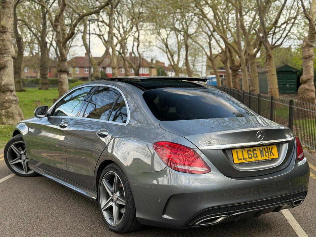 Mercedes-Benz C Class 2.1 C220d Amg Line Premium 7G-tronic Euro 6 S LL66WHK Grey #2