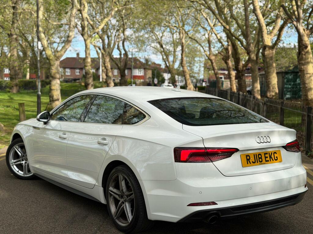 Audi A5 1.4 Tfsi S Line Sportback S Tronic Euro 6 Ss RJ18EKG White #2