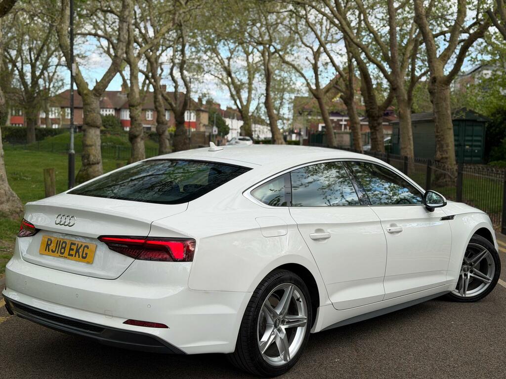 Audi A5 1.4 Tfsi S Line Sportback S Tronic Euro 6 Ss RJ18EKG White #5