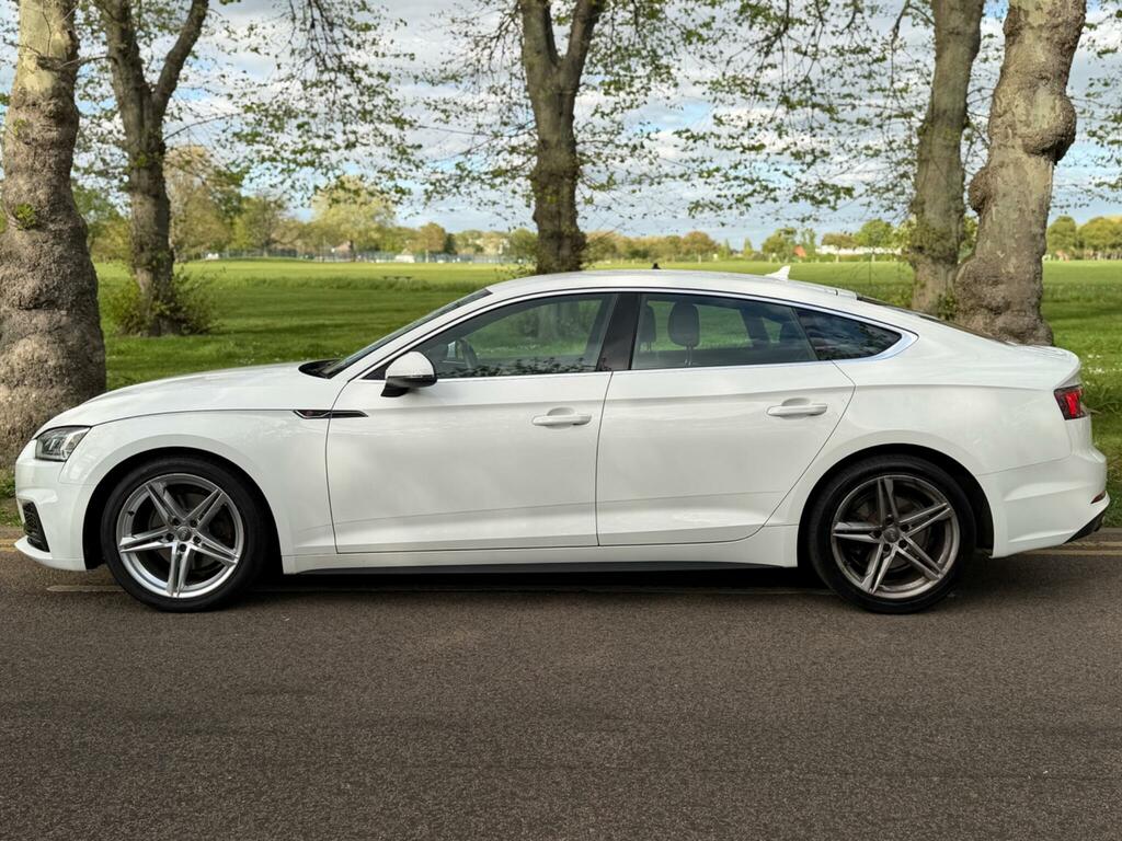 Audi A5 1.4 Tfsi S Line Sportback S Tronic Euro 6 Ss RJ18EKG White #6