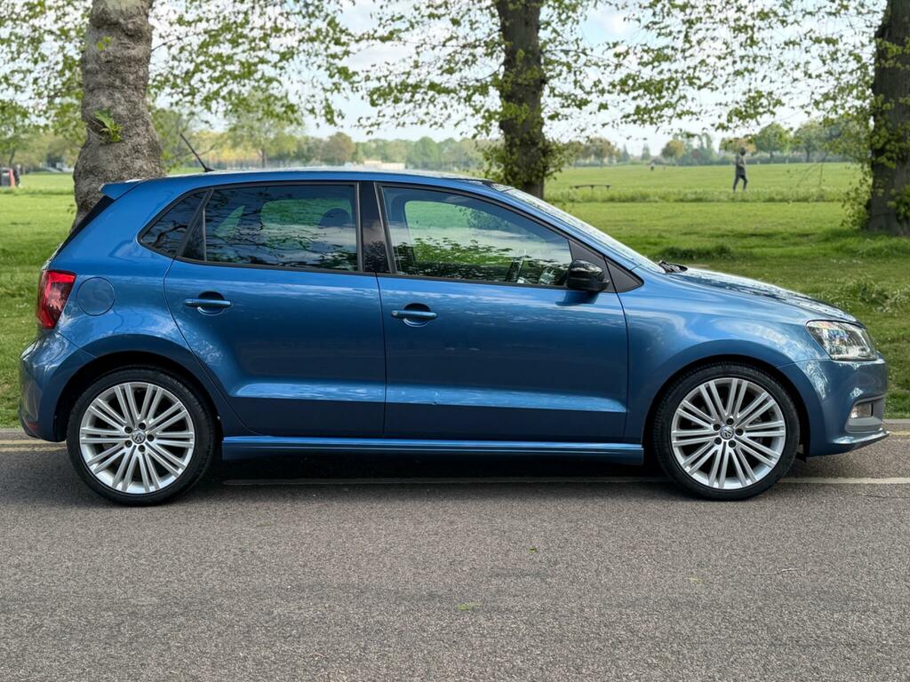Volkswagen Polo 1.4 Tsi Bluemotion Tech Act Bluegt Dsg Euro 6 Ss Blue #3