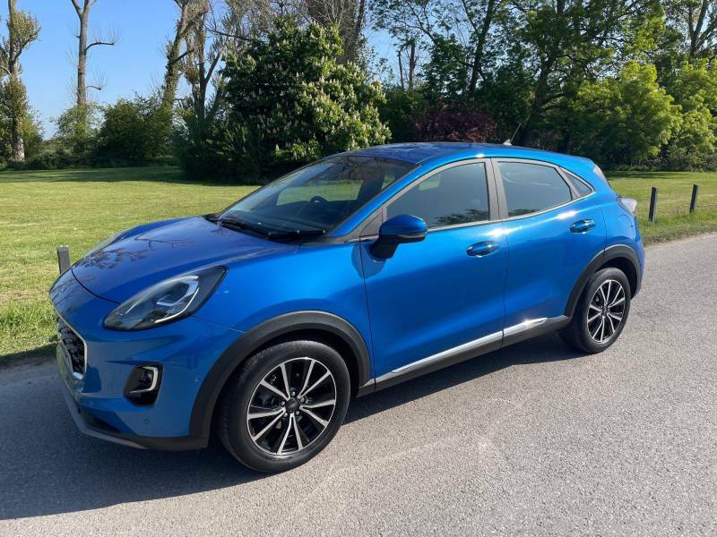 Ford Puma 1.0 Ecoboost Hybrid Mhev 155 Titanium - 2023 KF23VVW Blue #4