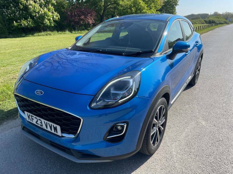 Ford Puma 1.0 Ecoboost Hybrid Mhev 155 Titanium - 2023 KF23VVW Blue #2
