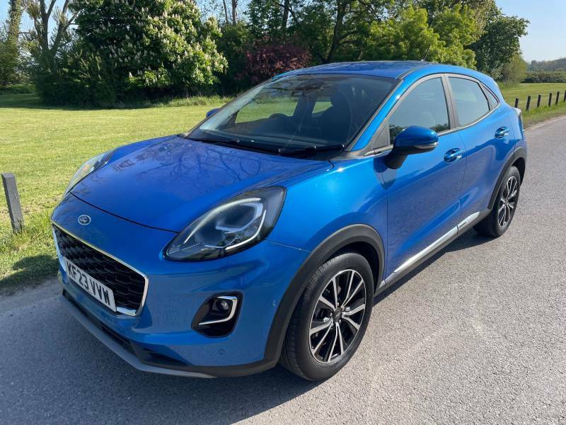 Ford Puma 1.0 Ecoboost Hybrid Mhev 155 Titanium - 2023 KF23VVW Blue #3