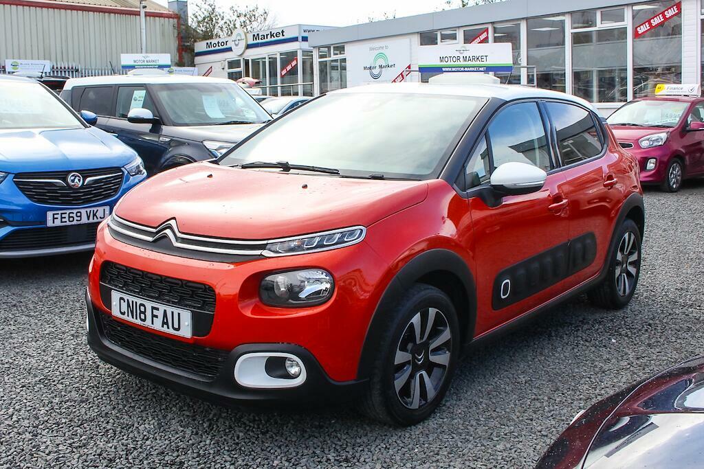 Citroen C3 1.2 Puretech Flair Euro 6 CN18FAU Orange #3