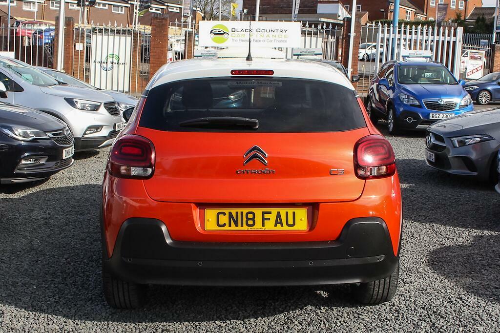 Citroen C3 1.2 Puretech Flair Euro 6 CN18FAU Orange #6