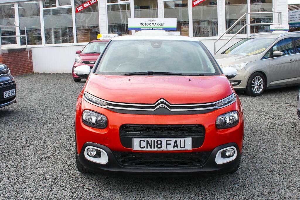 Citroen C3 1.2 Puretech Flair Euro 6 CN18FAU Orange #2