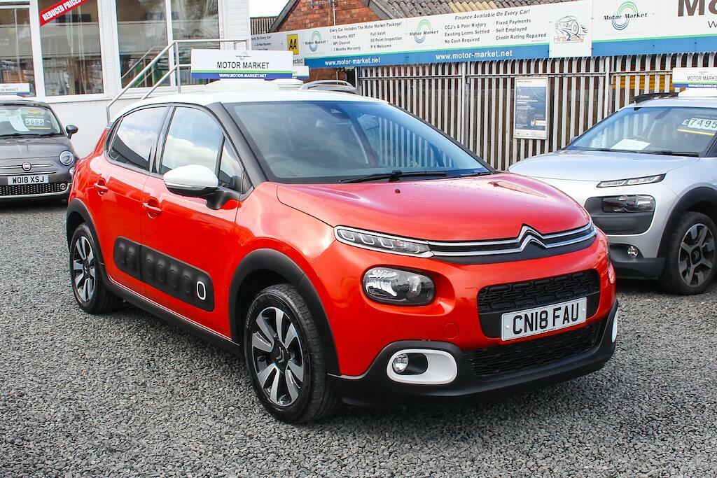 Citroen C3 1.2 Puretech Flair Euro 6 Orange