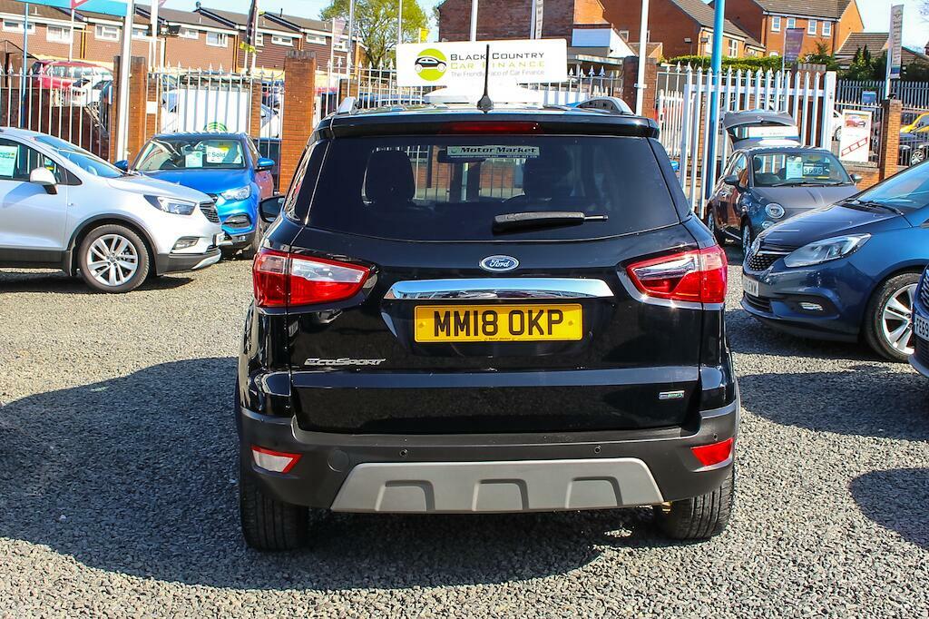 Ford Ecosport 1.0T Ecoboost Titanium Euro 6 Ss MM18OKP Black #6