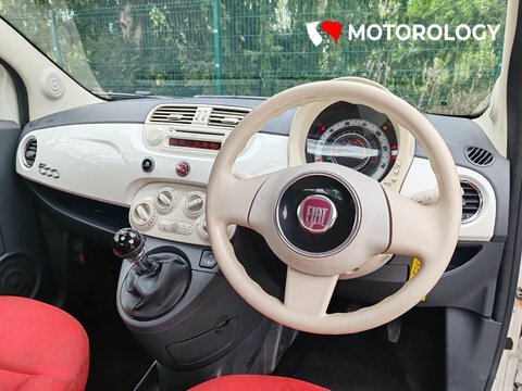 Fiat 500 1.2 Pop Hatchback PE62SMU White #3